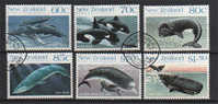 Terre De Ross (Antarctique Neo-Zelandais) Serie Complete Obliteree Yv.# 21/6. Mammiferes Marins Du Terrritoire - Autres & Non Classés