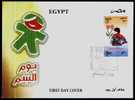 EGYPT / 2010 / ORPHAN-S DAY / FDC / VF/ 3 SCANS  . - Briefe U. Dokumente