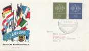 GERMANY 1959 EUROPA CEPT FDC / BONN 1 A / /ZX/ - 1959