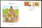 Botswana 1980 Early Mining Sc 247,249 Rock Breacking FDC # 9174 - Olifanten