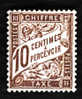 TAXE   N°   29  -  Chiffre Taxe   10c  Brun  -  Neuf - 1859-1959 Postfris