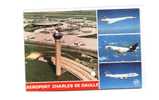95 ROISSY Aéroport Charles De Gaulle, Multivue, Tour De Controle, Satellites, Concorde, Ed PI 325, CPSM 10x15, 197? - Roissy En France