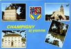 -  CHAMPIGNY - C/ Pont Sur Yonne - Souvenir - Champigny