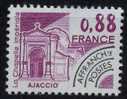 N° 170, Année 1981, Monuments Historiques, Valeur Faciale 0,88 F - 1964-1988