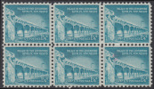 !a! USA Sc# 1031A MNH Horiz.BLOCK(6) - Palace Of The Governors - Unused Stamps