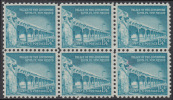 !a! USA Sc# 1031A MNH Horiz.BLOCK(6) - Palace Of The Governors - Nuevos