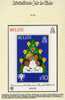 Weihnachtsbaum Belize Block 17 ** 12€ Kunst Jahr Des Kindes 1979 In Der Familie Ss Bloc Sheet Bf Christmas Painting - Belice (1973-...)