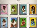 Kinder Der Welt UNO Jahr Des Kindes Belize 475/482 ** 18€ Mädchen Mit Blumen - Kranz, Schmetterling, Puppe - Belice (1973-...)
