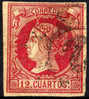Spain #51 Used 12c Isabella From 1860 - Gebruikt