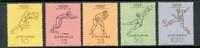 1952 YUGOSLAVIA OLYMPIC GAMES MICHEL: 699-703 MNH ** - Unused Stamps