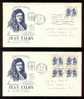 Canada Scott # 398 Jean Talon Single FDC And Block Of 4 FDC Postally Used. Rose Craft Cachet - 1961-1970