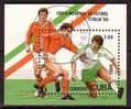 B0968 - CUBA Yv BF 113 FOOTBALL - Blocks & Sheetlets