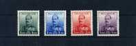 - NORVEGE . SUITE DE TIMBRES DE 1937 . NEUFS AVEC CHARNIERE - Neufs