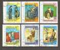 LAOS 1989  - PHILEXFRANCE - PICASSO PAINTINGS - CPL. SET - USED OBLITERE GESTEMPELT USADO - Picasso