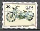 1 W Valeur Used, Oblitérée - MARS A 20 - 1926 - CUBA * 1985 - N° 1500-6 - Motorfietsen