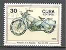 1 W Valeur Used, Oblitérée - MARS A 20 - 1926 - CUBA * 1985 - N° 1500-6 - Motorräder