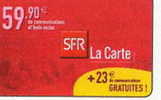 # Mobicarte EL21L1 - LA CARTE 59,90 Plastique Epais, Validite 11/04  - Tres Bon Etat - - Cellphone Cards (refills)