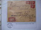 Algérie. Lettre Recommandée Marnia / Oran 1938 - Covers & Documents