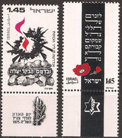 ISRAEL..1975..Michel # 637-638...MNH. - Unused Stamps (with Tabs)