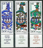 ISRAEL..1975..Michel # 649-651...MNH. - Nuevos (con Tab)