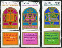 ISRAEL..1976..Michel # 677-679...MNH. - Unused Stamps (with Tabs)