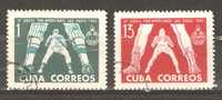 CUBA 1963  - BASEBALL AMERICAN GAMES - CPL. SET  - USED OBLITERE GESTEMPELT - Honkbal