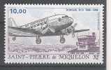 SAINT PIERRE ET MIQUELON , Poste Aérienne 1988,Yvert N° PA 67,"AVION Douglas DC 3  "neuf **,TTB - Nuovi