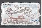 SAINT PIERRE ET MIQUELON , Poste Aérienne 1989,Yvert N° PA 68,"AVION PIPER Aztec Et Aéroport "neuf **,TTB - Ungebraucht