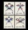 China 1980 T50 Paper Kites Stamps Swallow Bird Sport Kite - Hirondelles