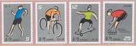 2007 Outdoor Activities Stamps Cycling Skating Walking Skateboarding - Skateboard