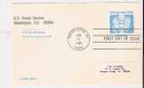 FDC Postal Card - Great Seal - Official Business - Scott # UZ2 - 1981-1990