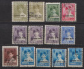Rumänien; 1930; Michel 361/71 O; König Michael; Aufdruck 8 IUNIE 1930; 13 Stück - Used Stamps