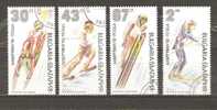 BULGARIA 1991 - CPL. SET - USED OBLITERE GESTEMPELT - Hiver 1992: Albertville