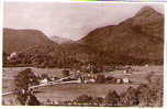 GLENCOE VILLAGE From Above The Glencoe Hotel - REAL PHOTO - Argyllshire - SCOTLAND - Argyllshire