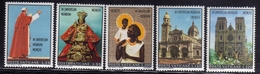 CITTÀ DEL VATICANO VATICAN VATIKAN 1970 VIAGGIO PAPA PAOLO VI IN ASIA E AUSTRALIA POPE SERIE COMPLETA COMPLETE SET MNH - Neufs