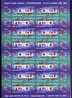 Romania Energy Nuclear Atom 21.10.2008 ANNINERSARY Cernavoda MINISHEET 16 STAMPS,MNH, + LABEL+TETE-BECHE! . - Full Sheets & Multiples