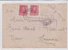 GU Civile.N°604(2) VERGARA 21 JUIN 38 S/L.v.Realmont-GFF Enc.2L"CENSURA MILITAR/VERGARA".TB - Covers & Documents