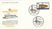 Tramways Tram 1971 Cover FDC Germany. - Tramways