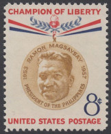 !a! USA Sc# 1096 MNH SINGLE (a1) - Ramon Magsaysay - Unused Stamps