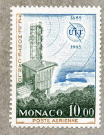 MONACO : 100 Ans De L´UIT (Union Internationale Des Télécommunications) : Station De Télévision De Monté-Carlo - Airmail