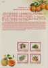 Folder Taiwan 2001 Fruit Stamps (A) Apple Guava Pear Melon Flora - Ongebruikt