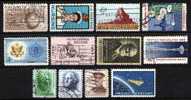 USA, 1961/62 Mi 815/826 **/o (00103) @ - Collections