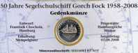 Segelschiff Gorch Fock Numisblatt 4/2008 Deutschland 2686+KB SST 27€ Schul-Schiff Marine Flensburg Coin Document Germany - Germany