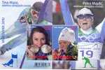 SI 2010-860-61 OLYMPIC GAMES VACOUVER WINER, SLOVENIA, S/S, Used - Hiver 2010: Vancouver