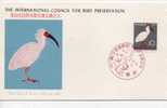 JAPON / JAPAN - 1960 - FDC/EPJ -OISEAU / BIRD - INTERNATIONAL COUNCIL FOR BIRD PRESERVATION - FDC