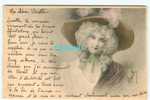 B - ILLUSTRATEUR - WICHERA - VIENNE N ° ? -  MUNCK - VIENNOISE - FEMME - CHAPEAU - 1900 Couleur - Wichera