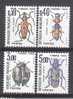 Série Insectes Coléoptères - Neuf** 109 à112 - 1960-.... Nuevos