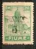 1919 FIUME "FRANCO" 5 F SU 20 C MH * - RR6092 - Fiume