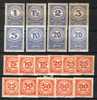 Österreich / Austria 1920, Lot Of 19 Unused Porto Stamps From The Series - Nuevos