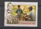 Canada 1997 Used, Annv., Of Tire Corporation, Cycle, Tranport, Boy & Man, & Founder, Famous People - Vélo